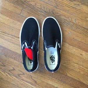 Mens vans - black slip ons